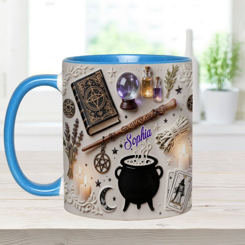 Witchcraft - Personalized Witch Accent Mug & Coaster