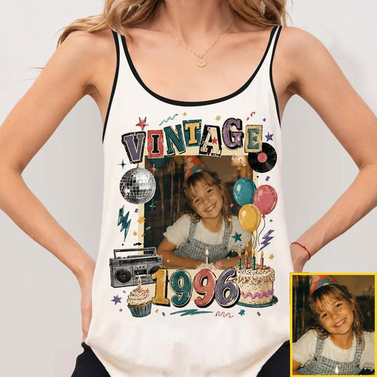 Birthday Gift - Personalized Birthday Cross Tank Top