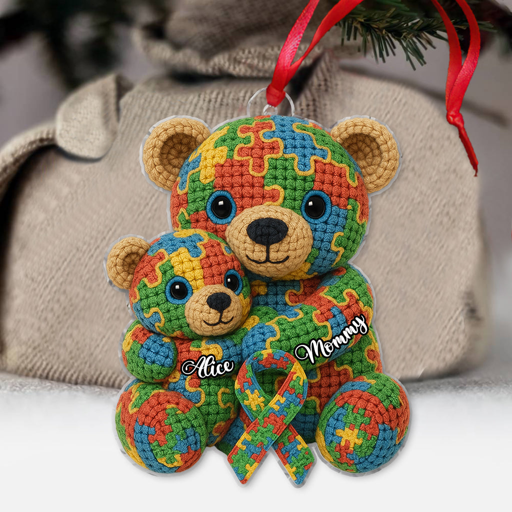 Strong Mama - Personalized Autism Awareness Ornament