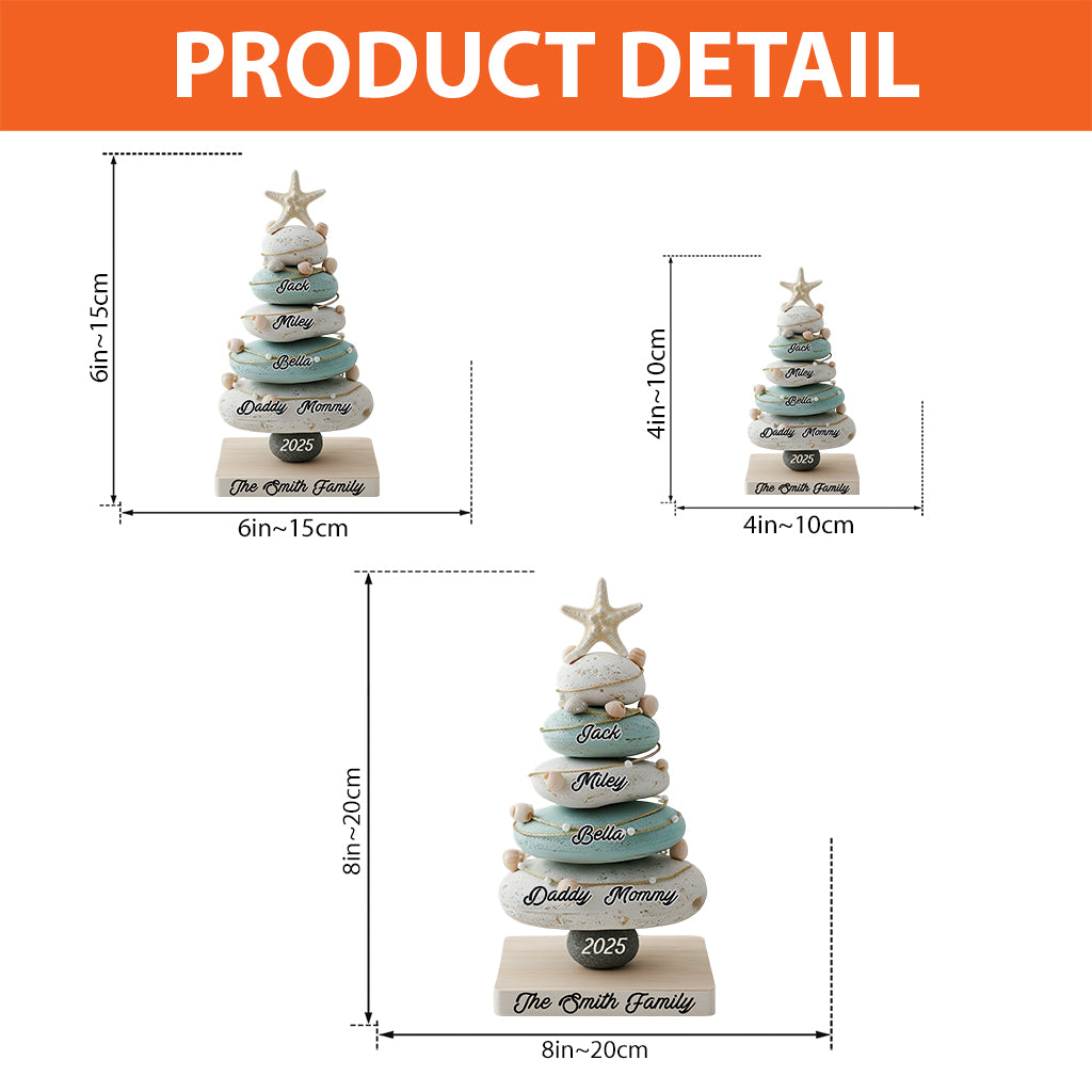 Our Family, Merry Christmas 2025 - Personalized Family Custom Shaped Acrylic Plaque