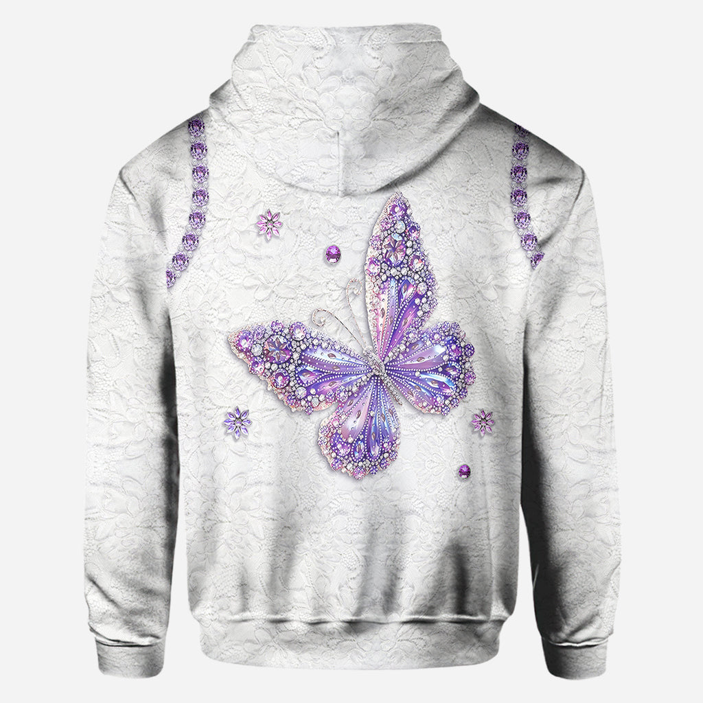 Beautiful Butterfly - Personalized Butterfly All Over Shirt