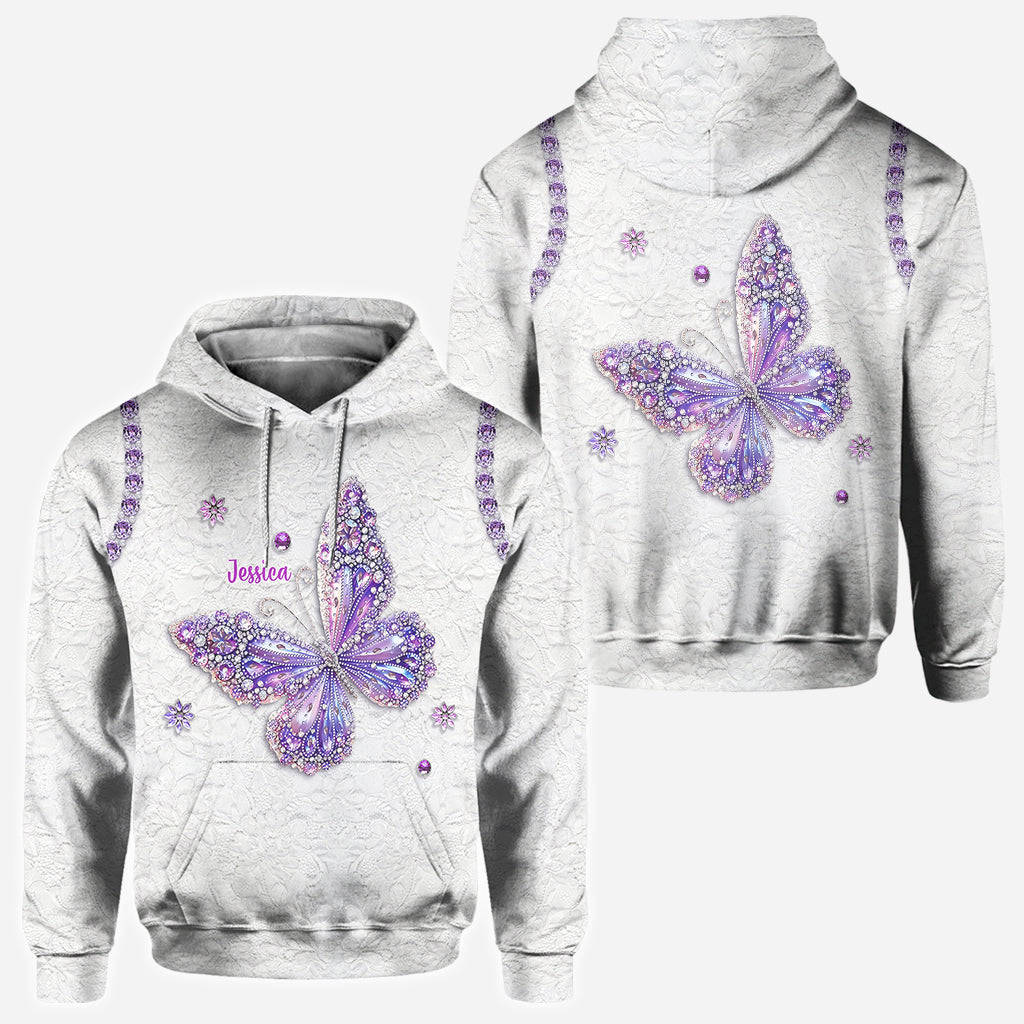 Beautiful Butterfly - Personalized Butterfly All Over Shirt