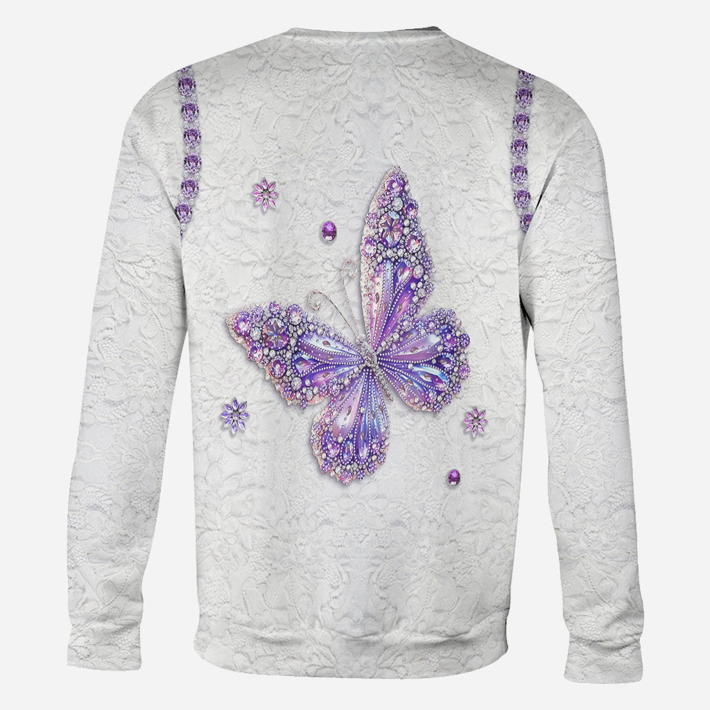 Beautiful Butterfly - Personalized Butterfly All Over Shirt