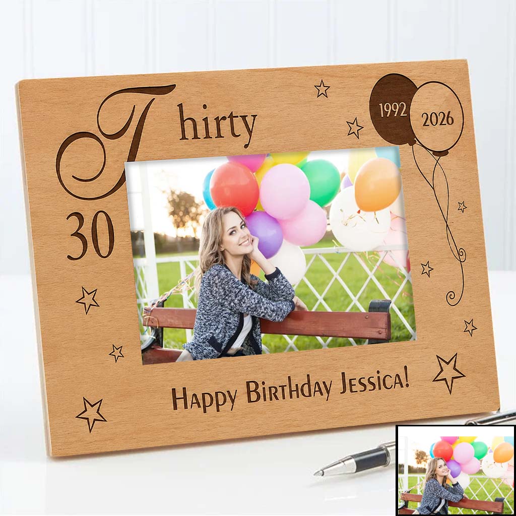 Happy Birthday - Personalized Birthday Custom Shaped Acrylic Plaque