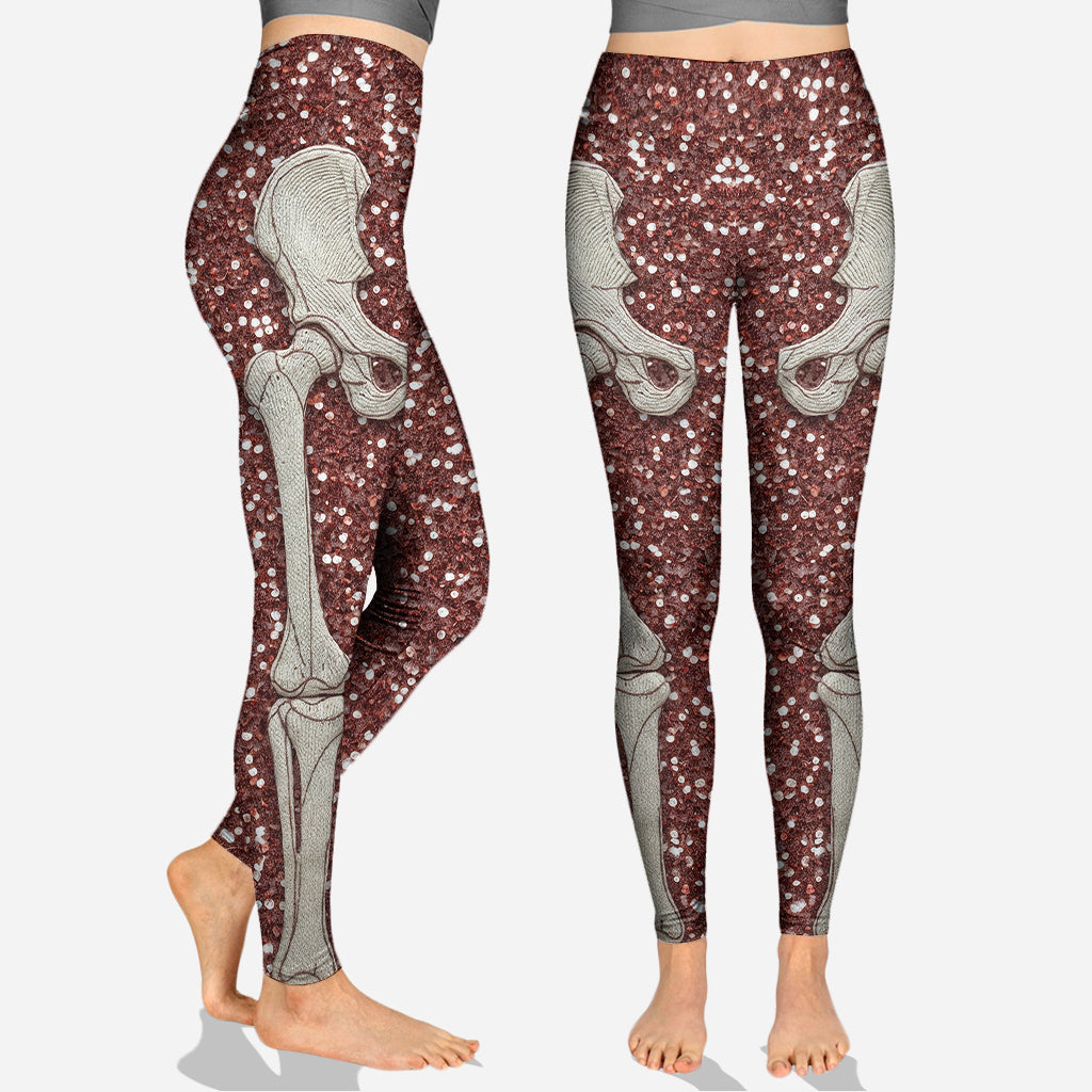 Halloween-Totenkopf-Strickjacke – Personalisierter Totenkopf-Hoodie und Leggings