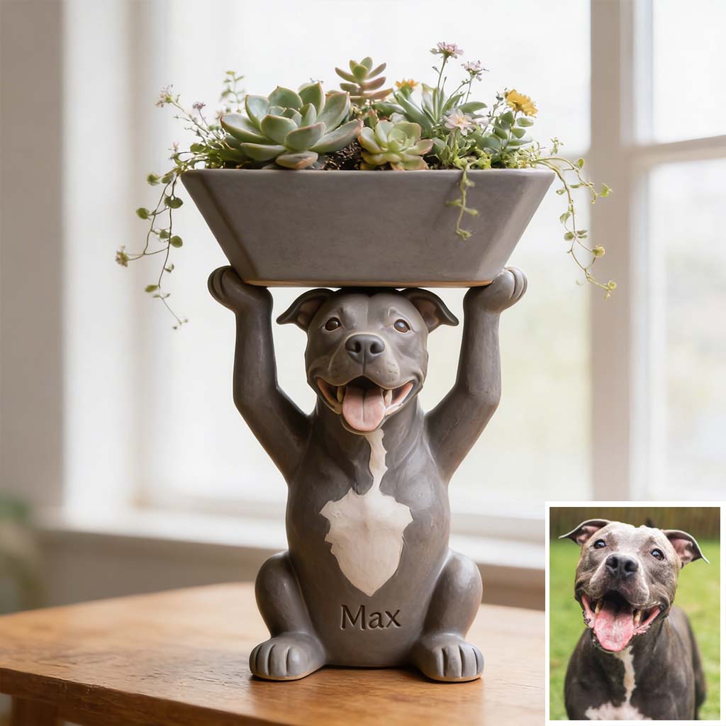 Custom Any Photo - Personalized Dog Acrylic Pot