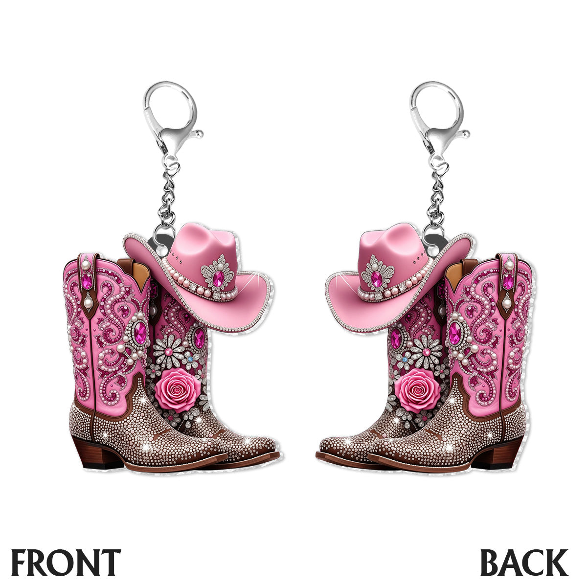 Wunderschöne Cowgirl-Stiefel – personalisierte Cowgirl-Tragetasche