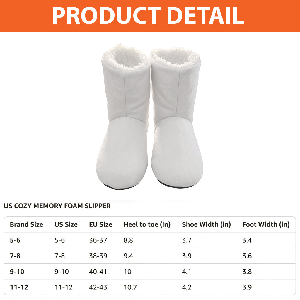 Growing Old Together - Personalized Spicy Couple Faux Fur Boot Slippers