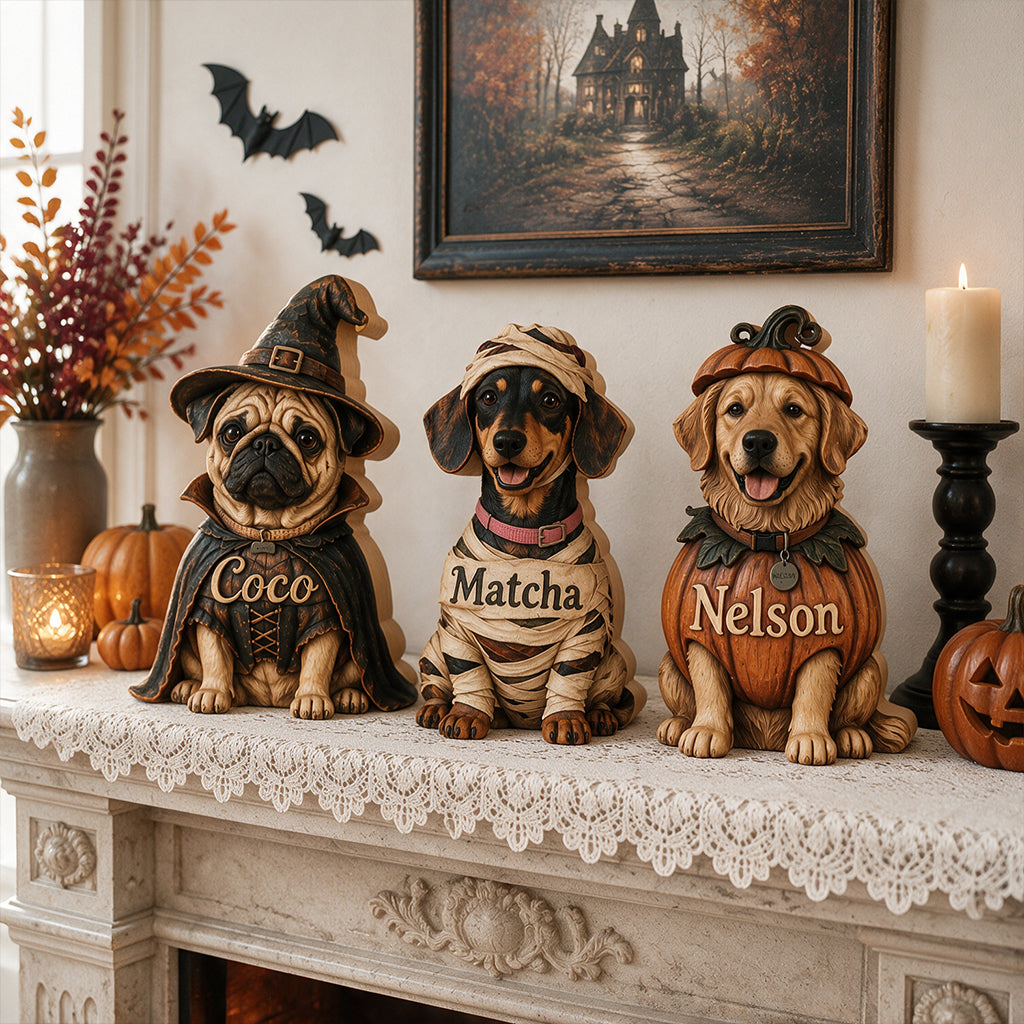Es gibt einige Schrecken in diesem Haus - Personalisierte Hundeschild aus Holz