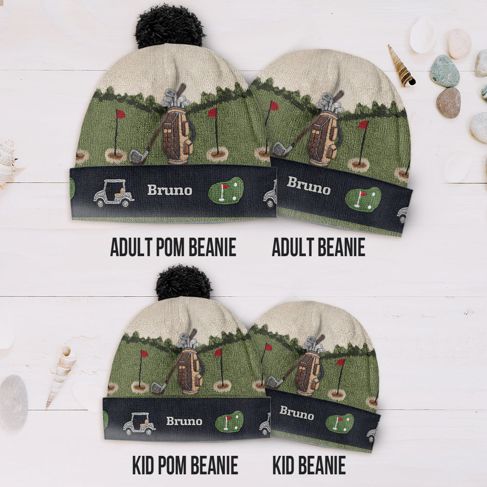 Love Golf - Personalized Golf Beanie Hat