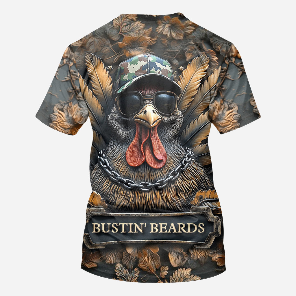 Bustin' Beards - Personalisiertes Jagd-Allover-Shirt
