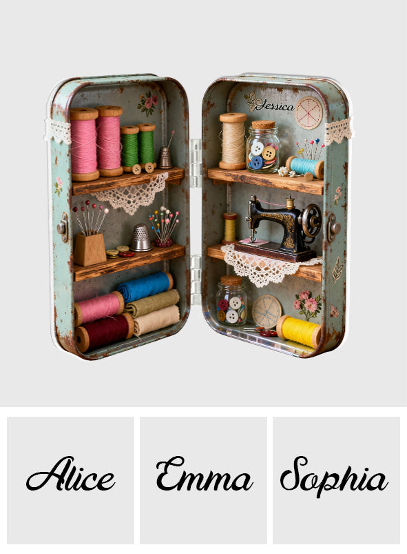 Love Sewing - Personalized Sewing Acrylic Diptych