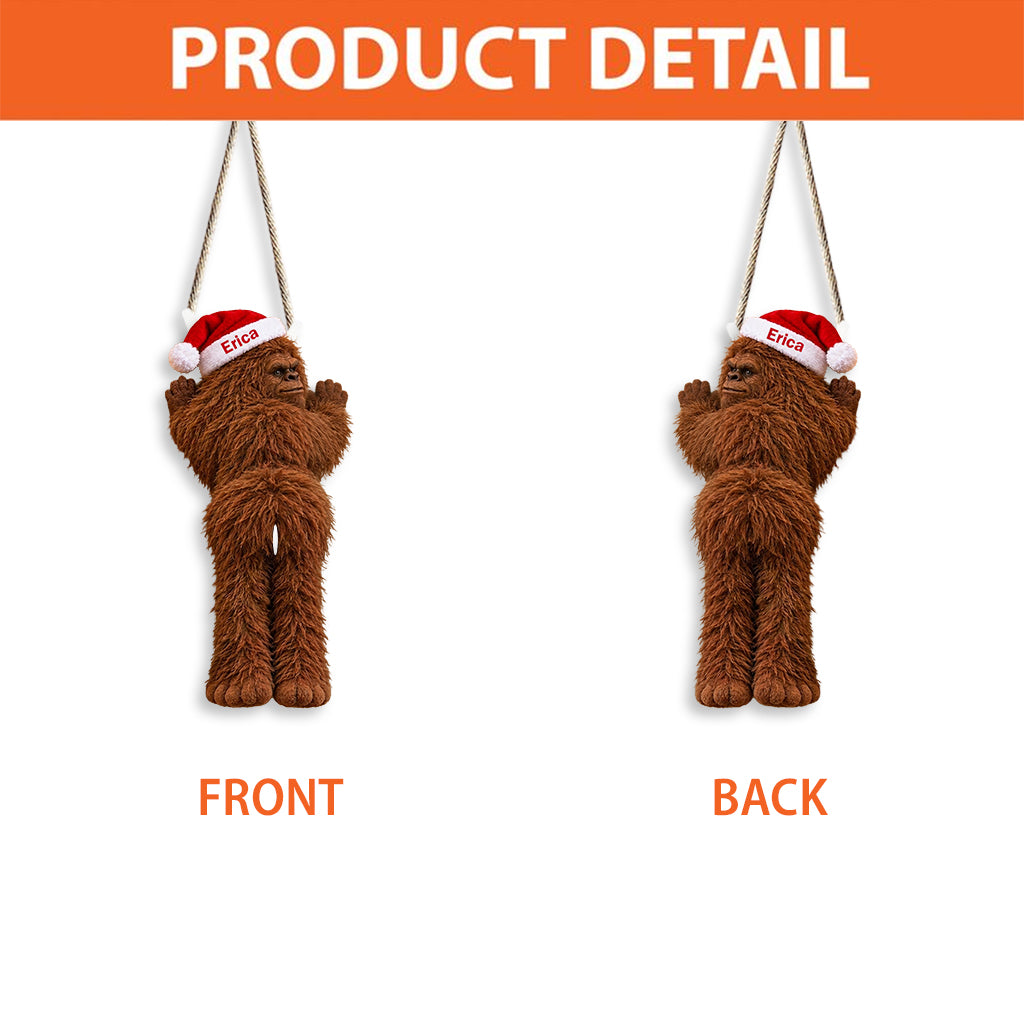Funny Bigfoot Pull-Out Organizer, Christmas Gift - Personalized Hiking Pull-Out Organizer