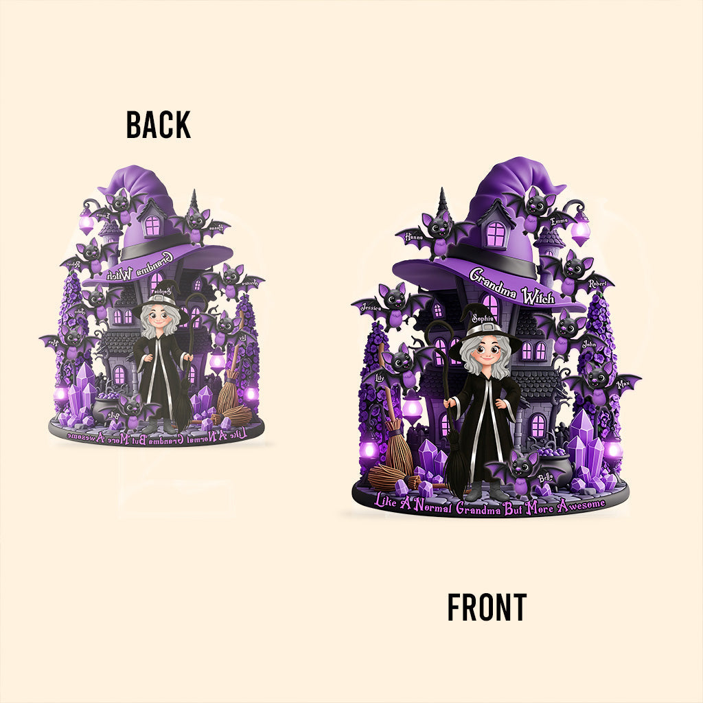 Das fantastischste Hexengeschenk für Mama, Oma,... - Personalisierte Acrylplakette in individueller Form für Mutter