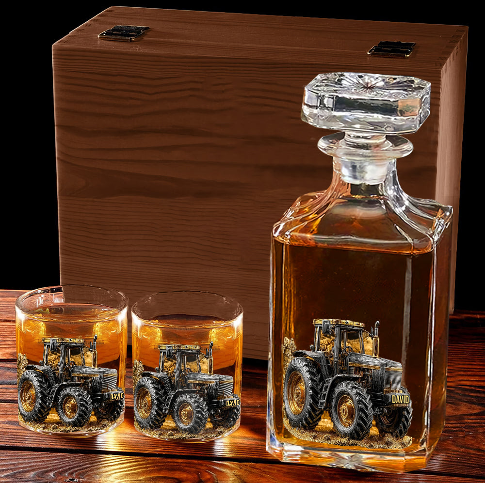 Strong Farmer – Personalisiertes Traktor-Whiskyglas