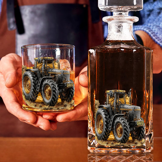 Strong Farmer – Personalisiertes Traktor-Whiskyglas