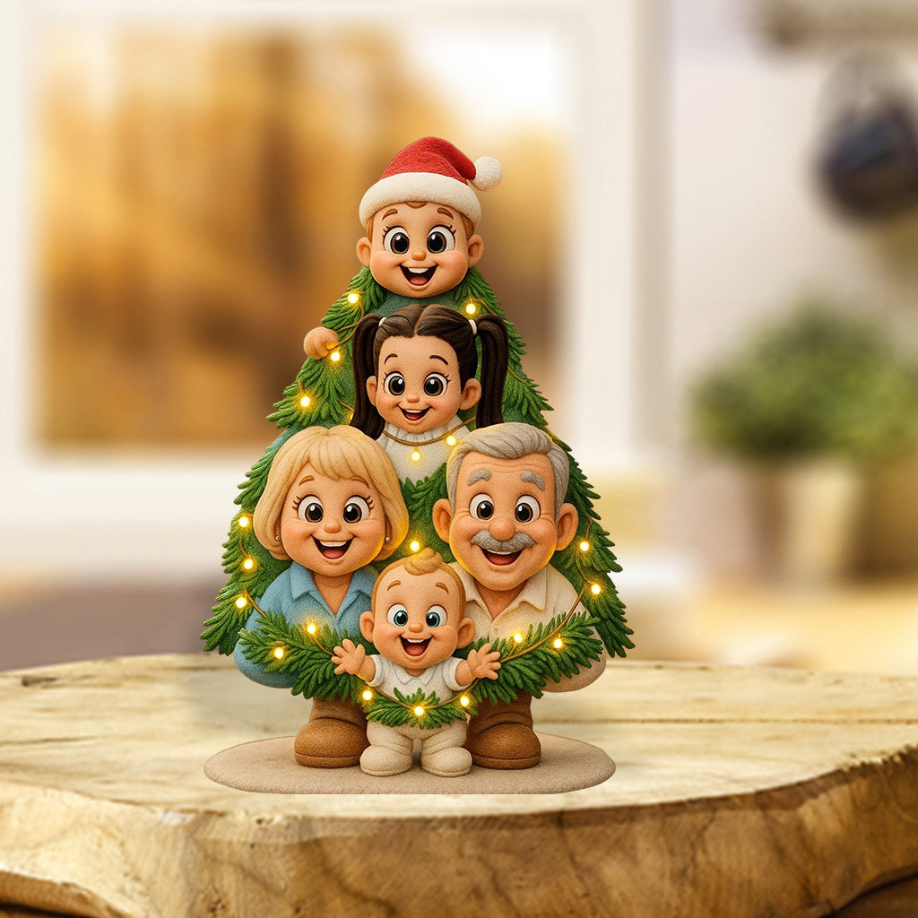 Das sind wir – ein bisschen verrückt und ganz viel Liebe – personalisierte, individuell geformte Acrylplakette für die Familie