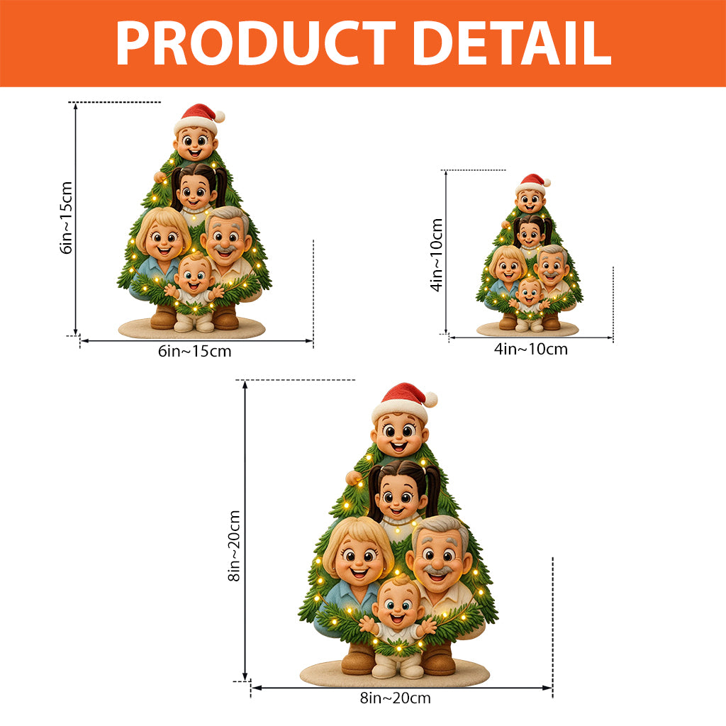 Das sind wir – ein bisschen verrückt und ganz viel Liebe – personalisierte, individuell geformte Acrylplakette für die Familie