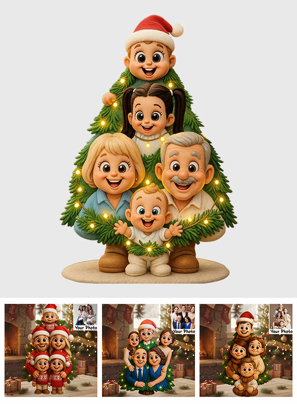 Das sind wir – ein bisschen verrückt und ganz viel Liebe – personalisierte, individuell geformte Acrylplakette für die Familie