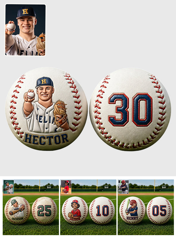 Any Photo Love Baseball - Personalisierter Baseball Multi-Sport Ball