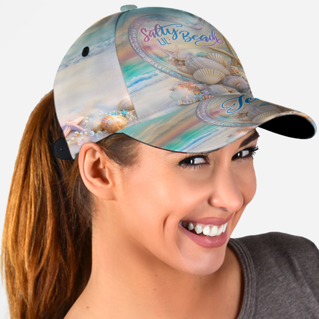 Salty Lil Beach - Personalized Sea Lover Classic Cap