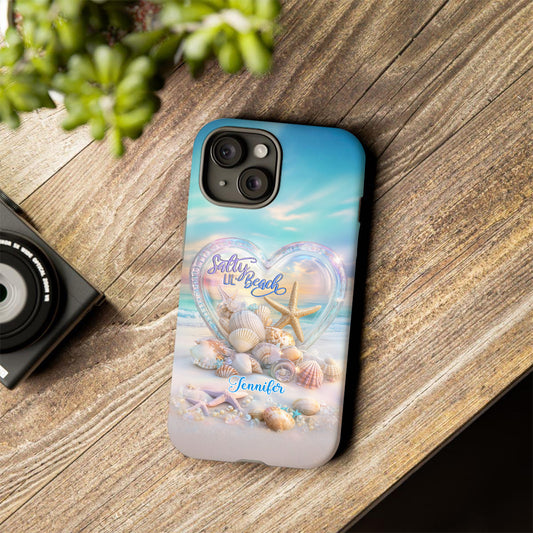 Salty Lil Beach - Personalized Sea Lover Full Print Phone Case