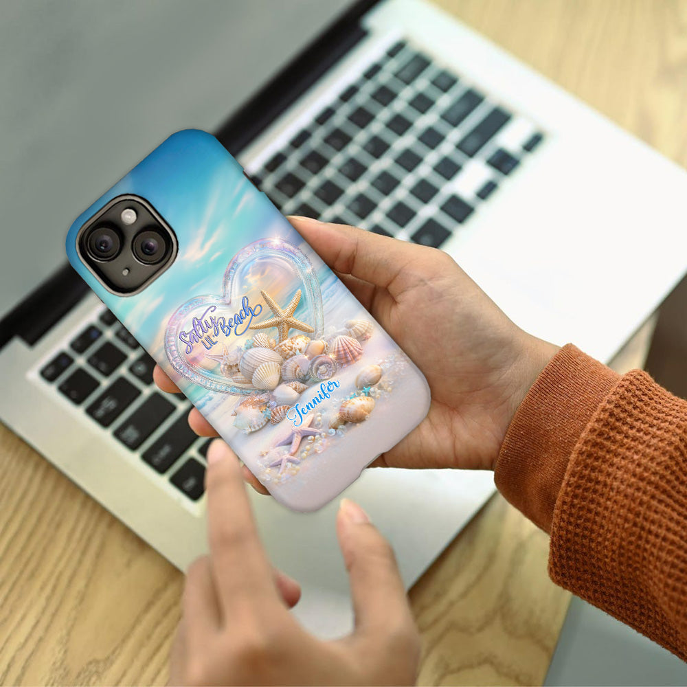 Salty Lil Beach – Personalisierte Handyhülle für Meeresliebhaber mit vollflächigem Aufdruck