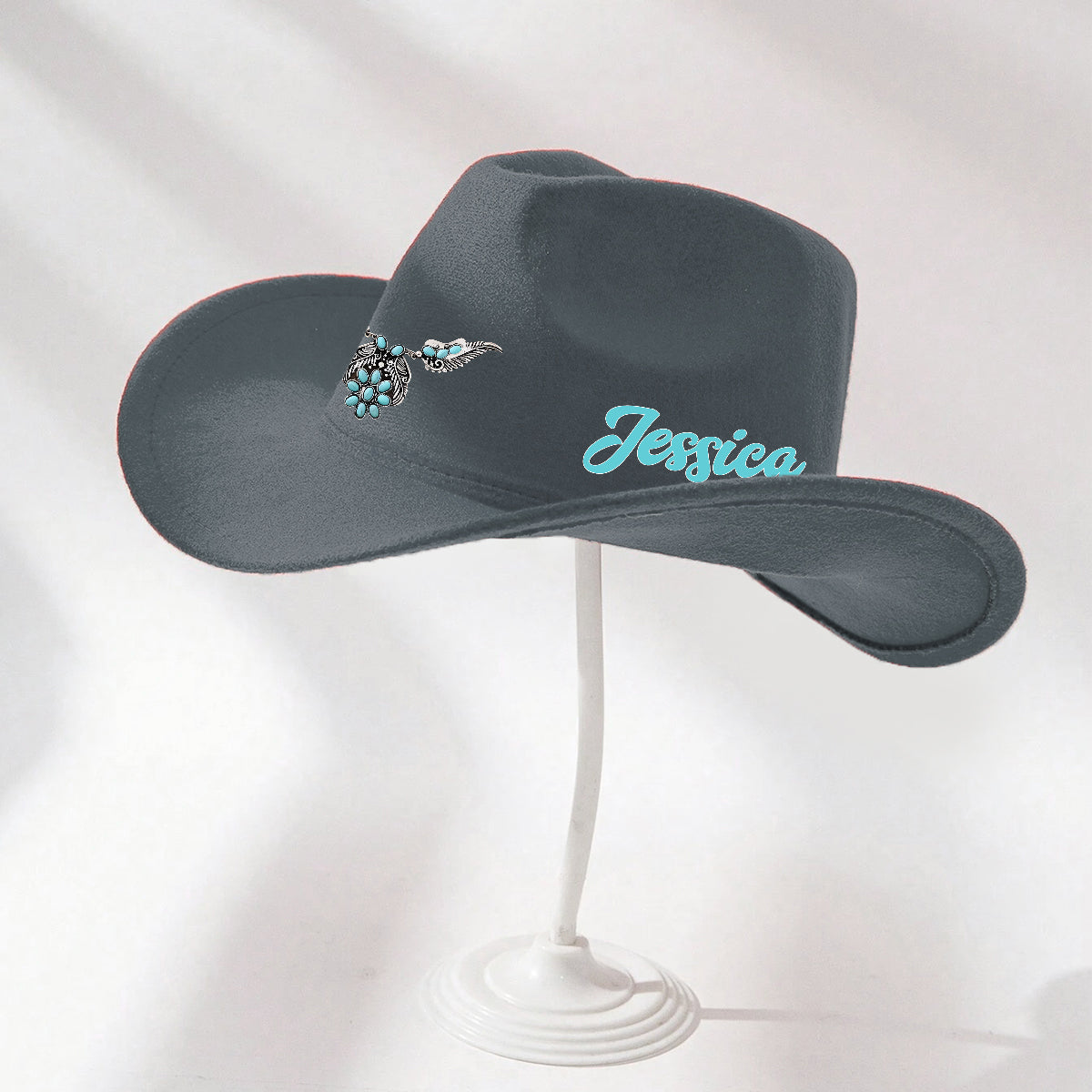 Cowgirl Stay Wild - Personalized Cowgirl Wide Brim Cowboy Hat