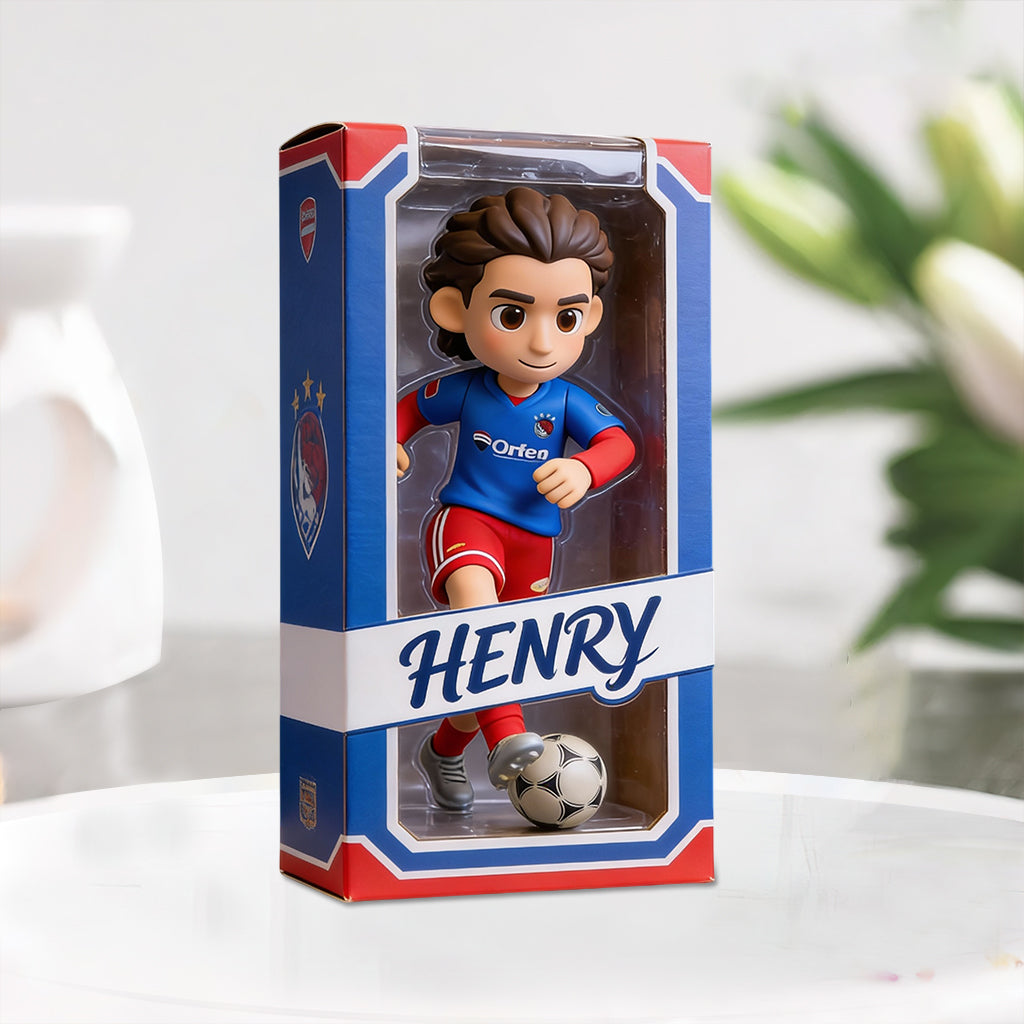 Individuell gestaltete Acrylplakette nach Foto – Jede Sportart – Fußball, Basketball, Baseball… – Personalisierte Fußballplakette in individueller Form