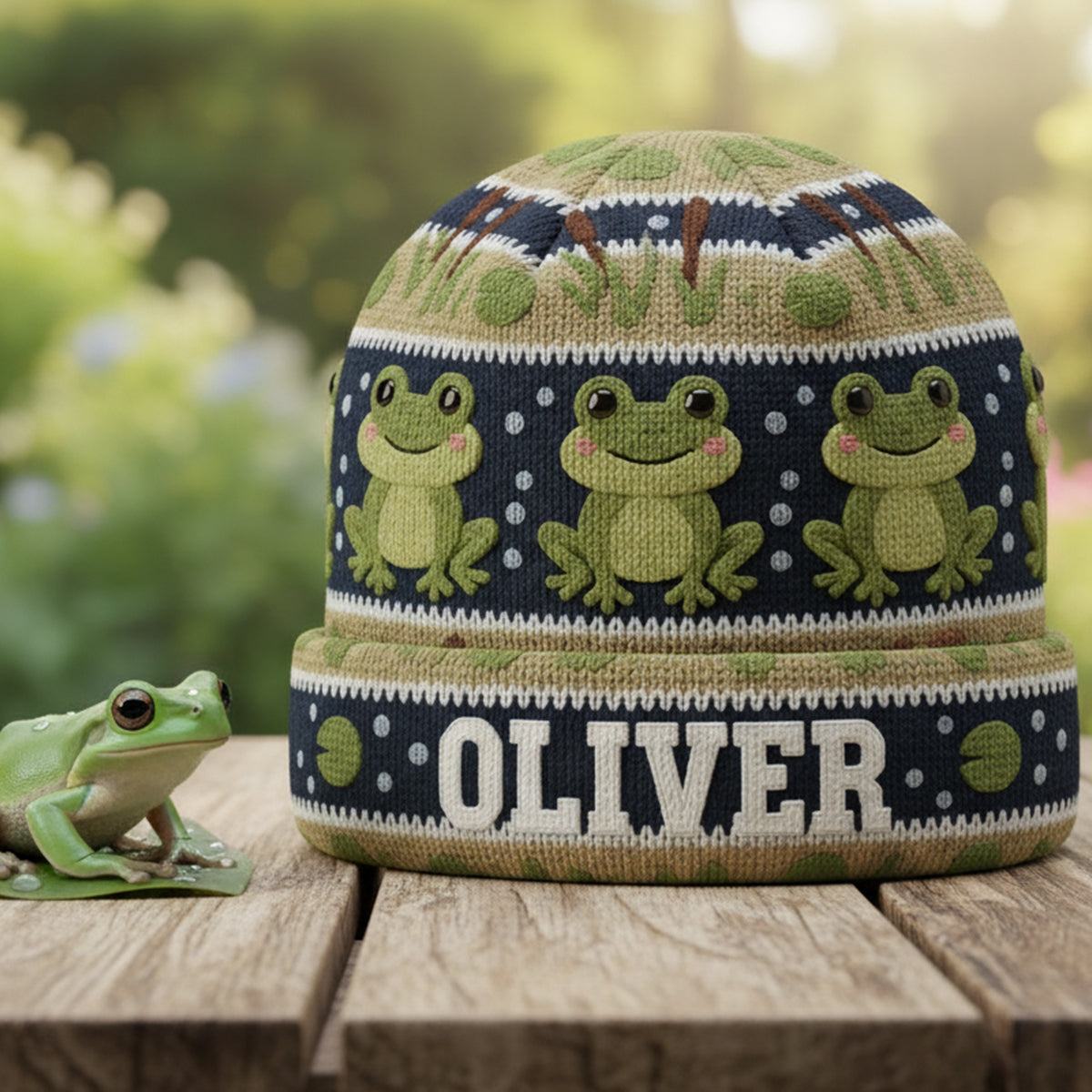 Love Frog – Personalisierte Froschmütze