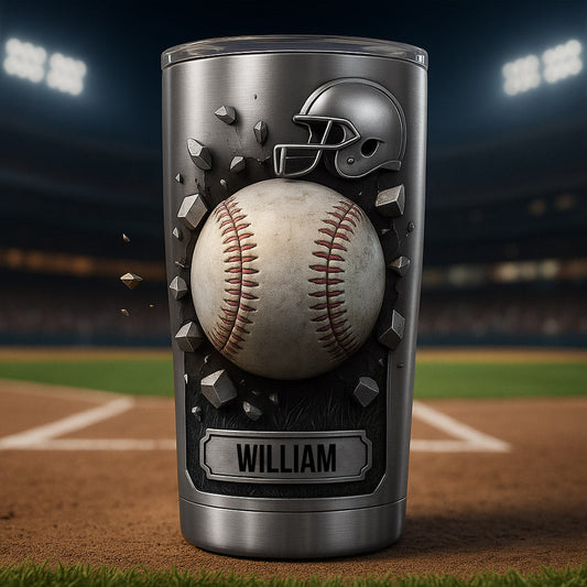 Baseball-Saison-Update – Personalisierter Baseball-Trinkbecher