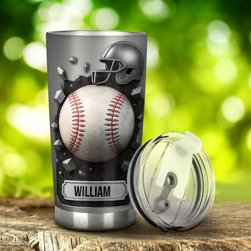 Baseball-Saison-Update – Personalisierter Baseball-Trinkbecher
