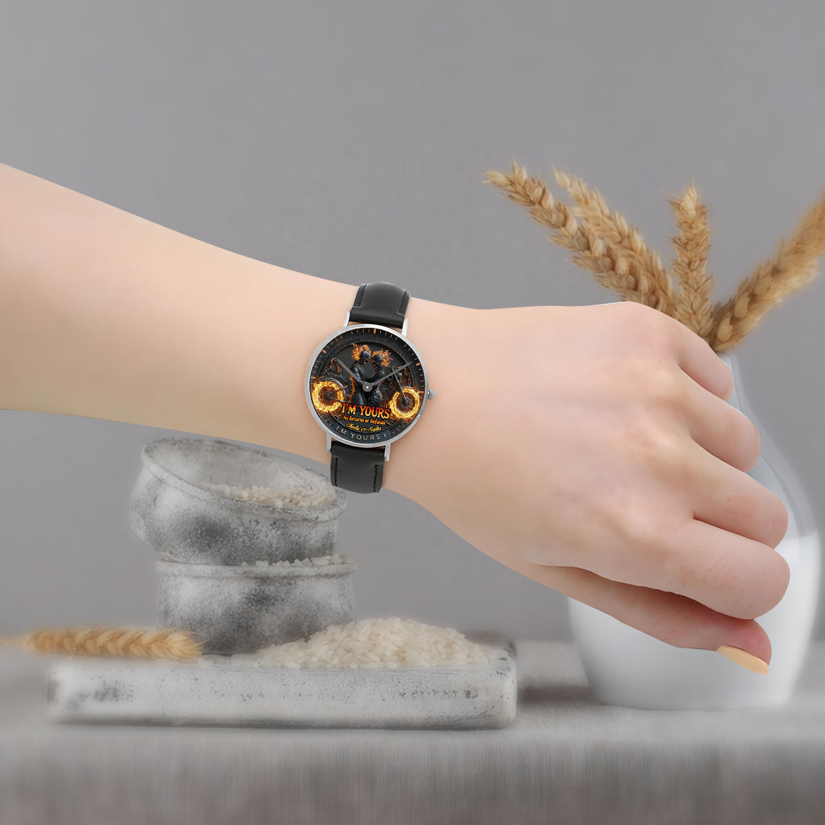 Ich gehöre dir – personalisierte Biker-Handuhr