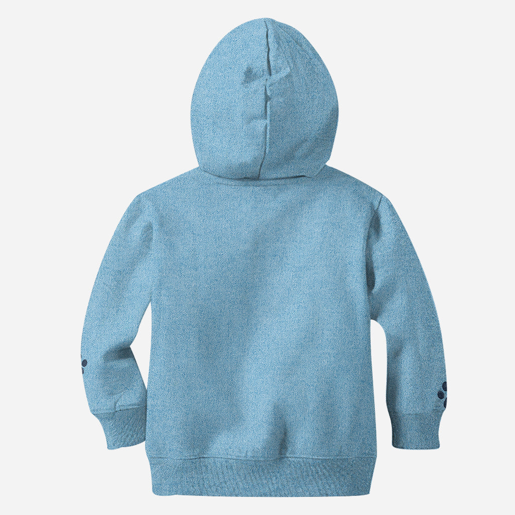 Einfach ein Mädchen, das ihren Hund liebt – personalisierter Hunde-Hoodie und Leggings