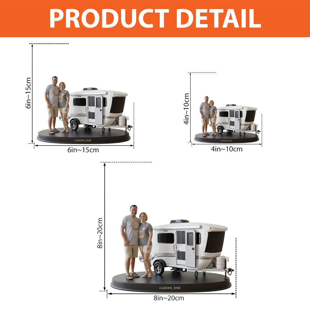 Home Is Where We Park It - Personalized Camping Custom Shaped Acrylic Plaque