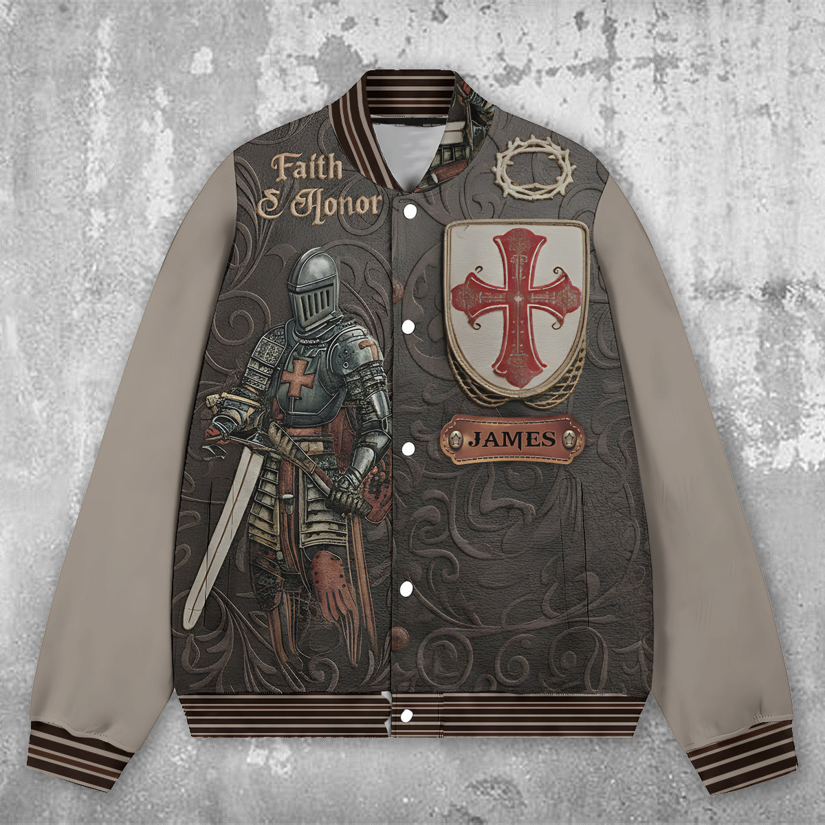 Amour Of God - Personalisierte christliche Collegejacke