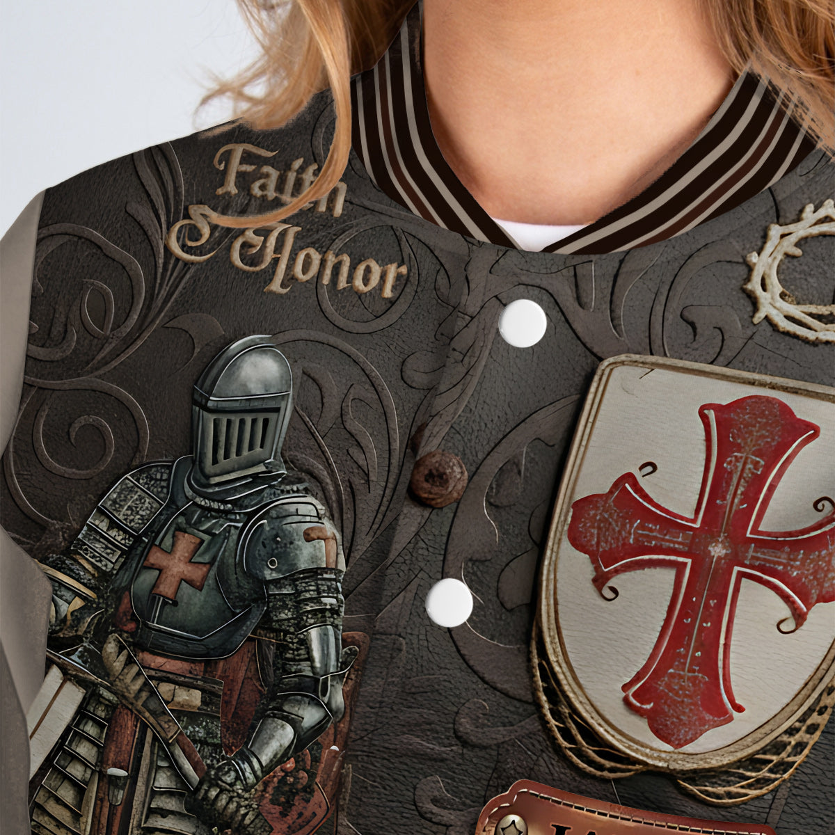 Amour Of God - Personalisierte christliche Collegejacke