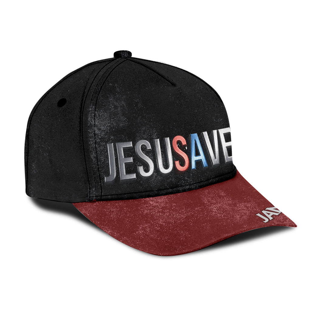 Jesusaves – Personalisierte christliche Klassik-Kappe