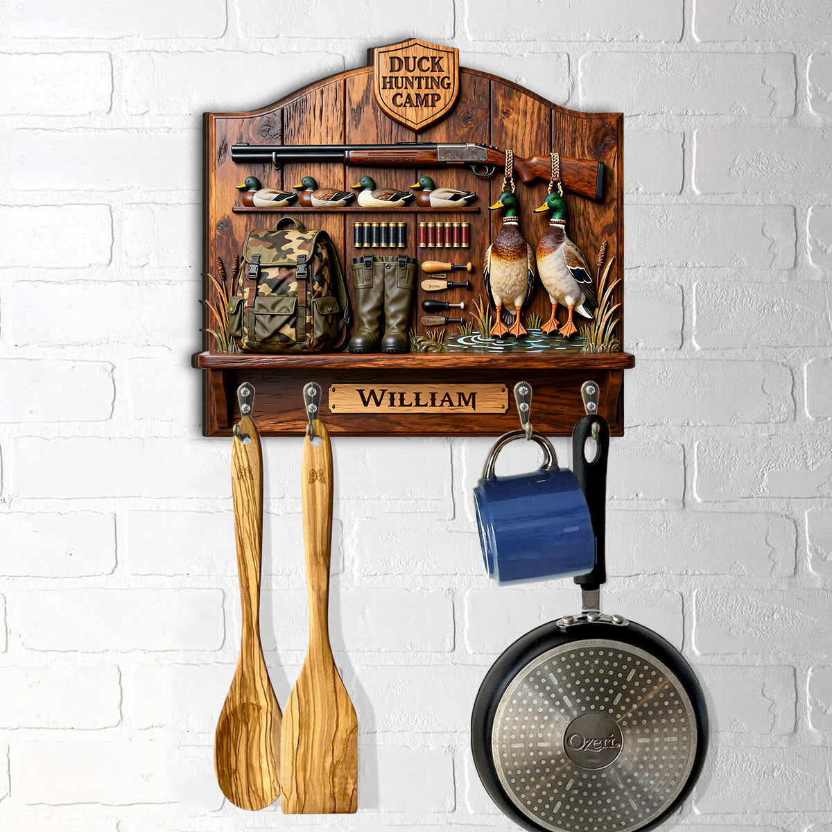 Liebe zur Jagd – Personalisierte, individuell geformte Hängehalterung für die Jagd