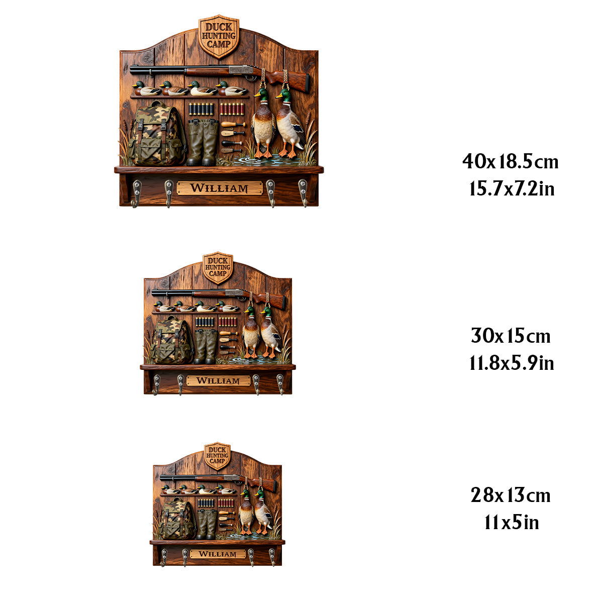 Liebe zur Jagd – Personalisierte, individuell geformte Hängehalterung für die Jagd