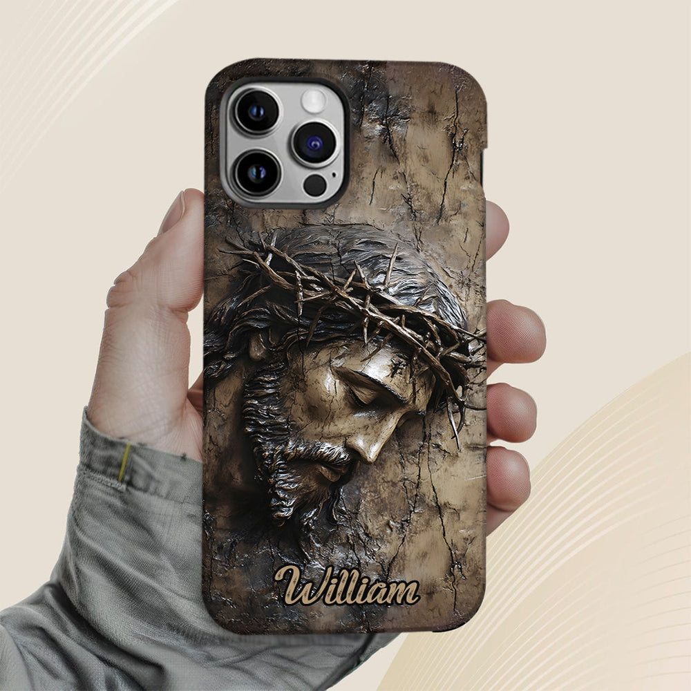 Glaube, Hoffnung, Liebe – Personalisierte Handyhülle mit christlichem Vollbilddruck