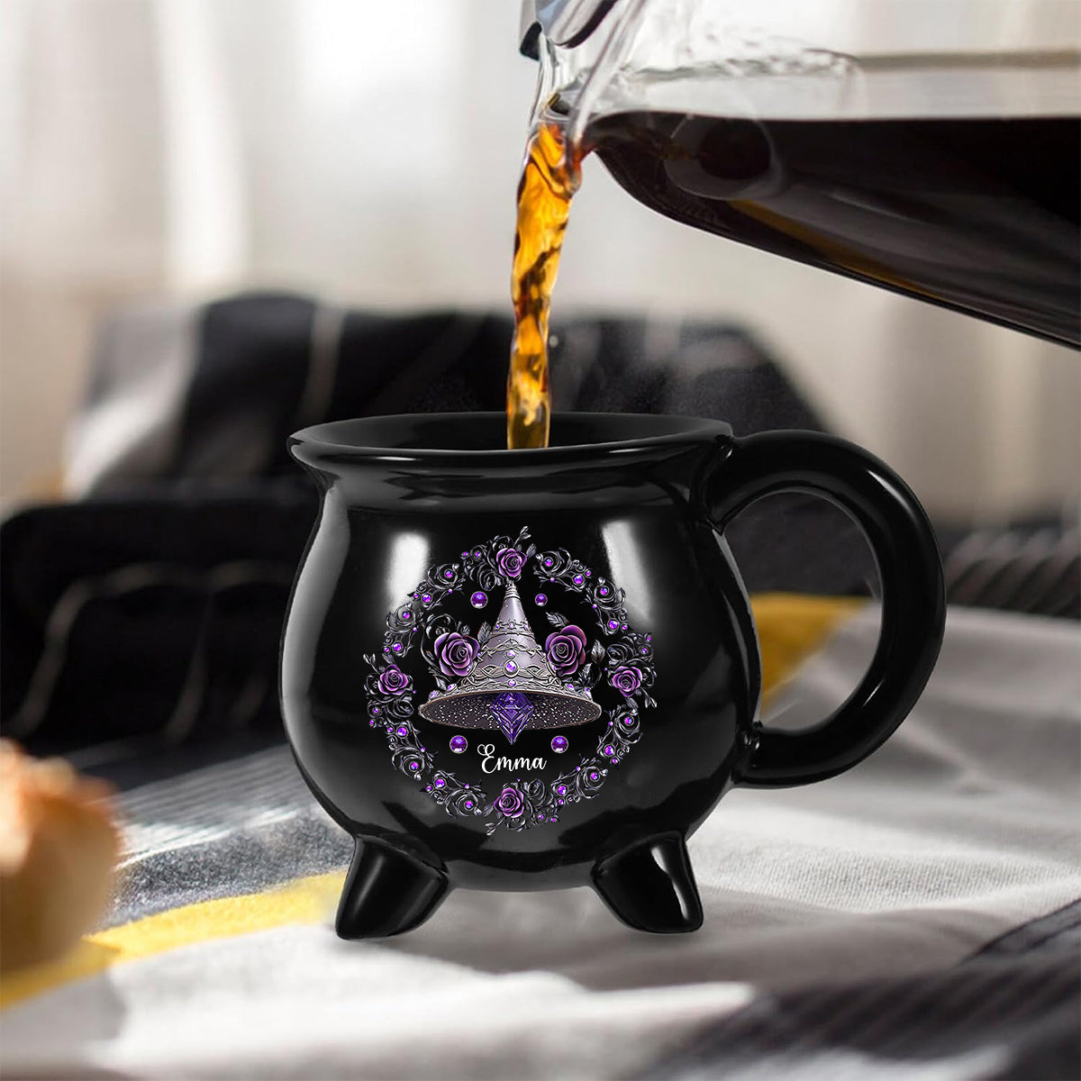 Hexenleben – Personalisierter Hexenkessel-Becher