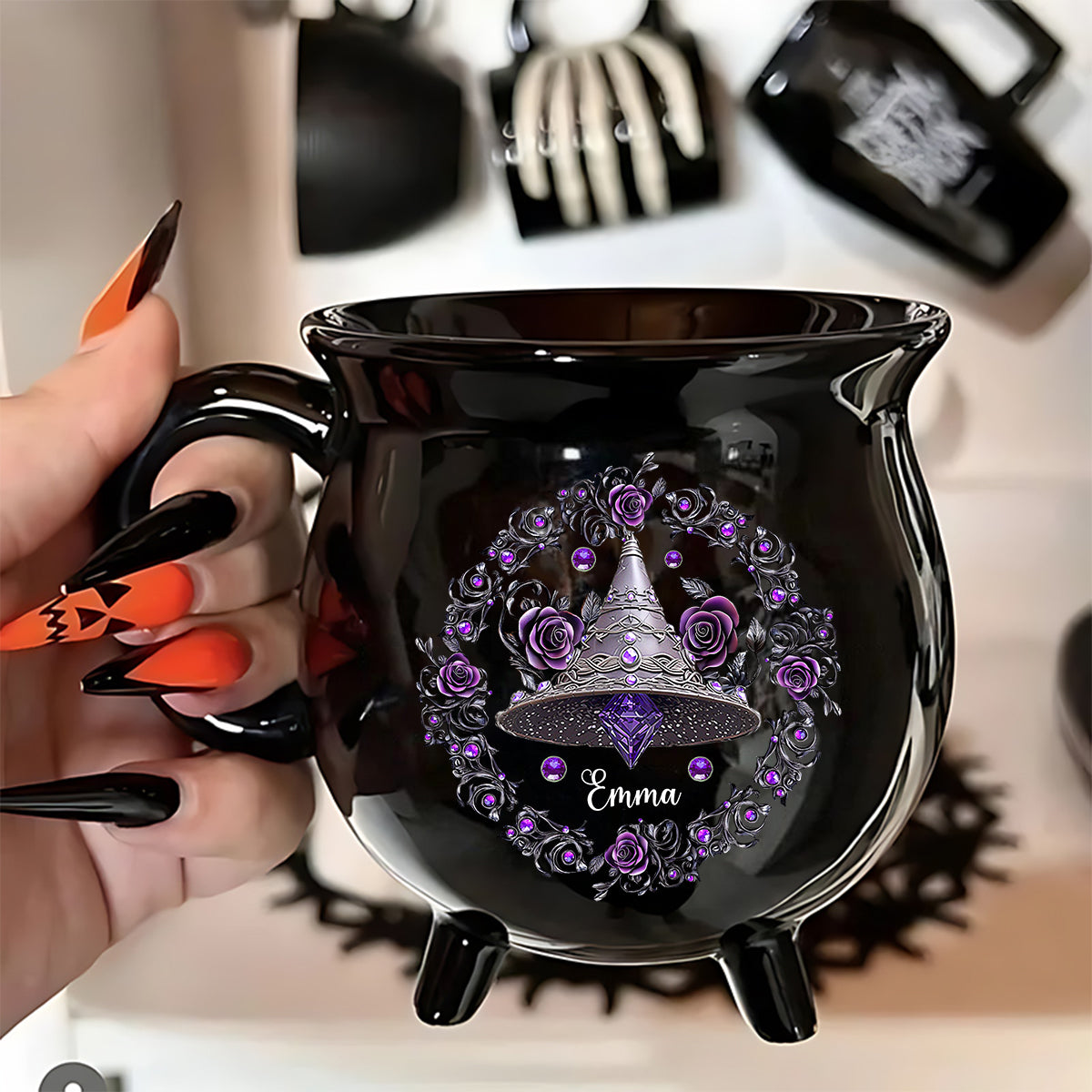 Hexenleben – Personalisierter Hexenkessel-Becher