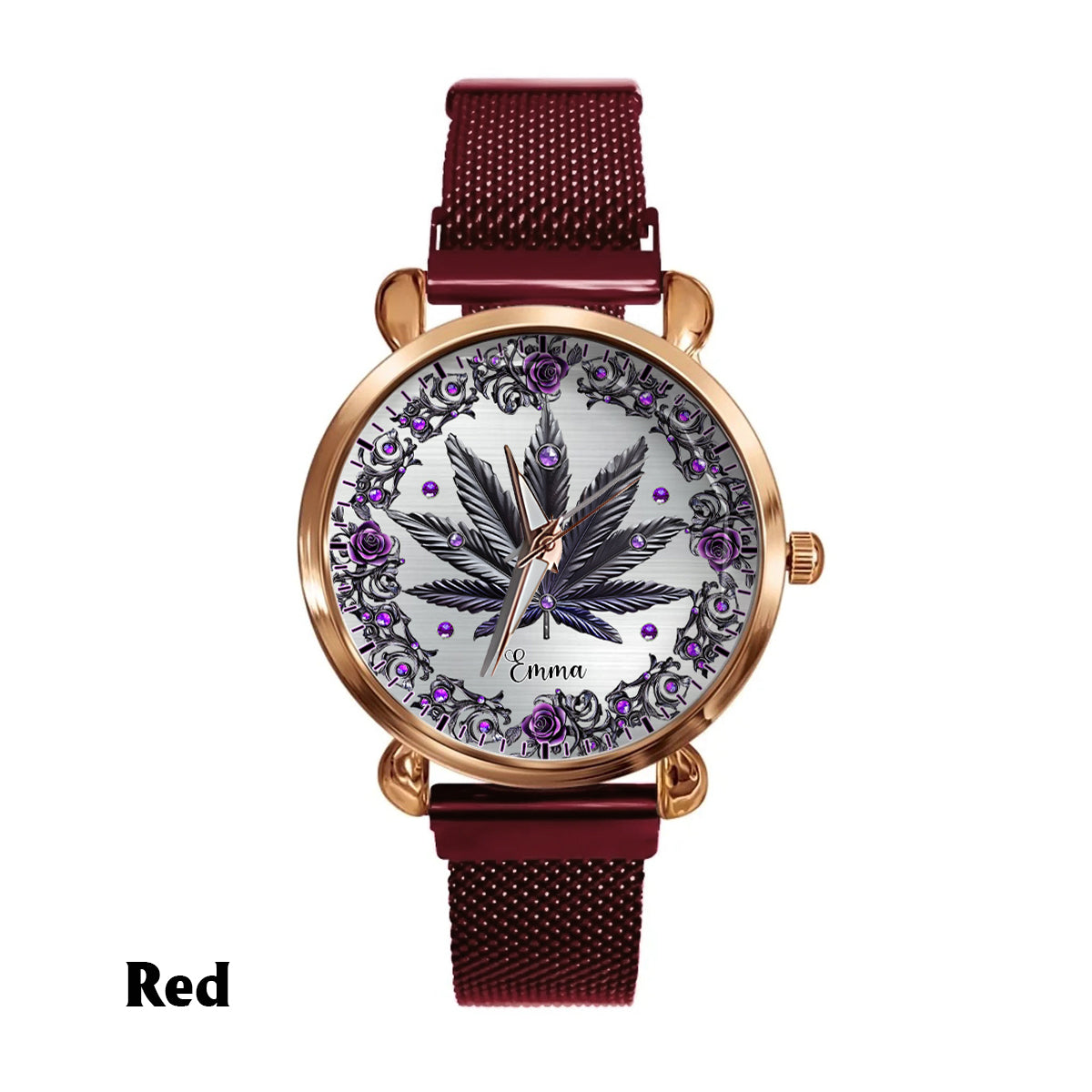 Beautiful Marijuanas - Personalized Weed Women Hand Watch