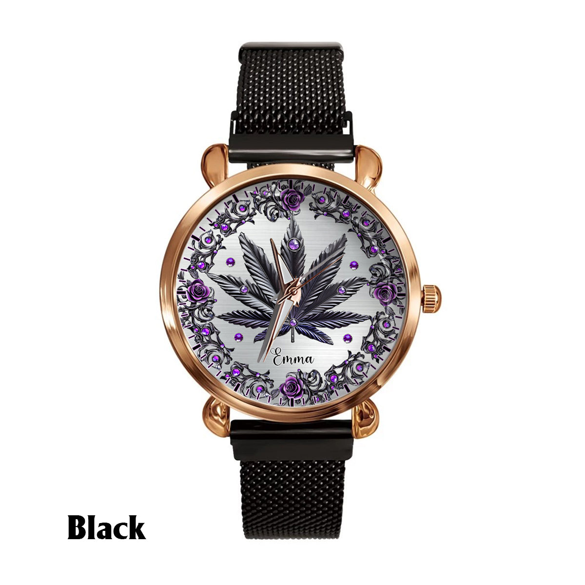 Beautiful Marijuanas - Personalized Weed Women Hand Watch