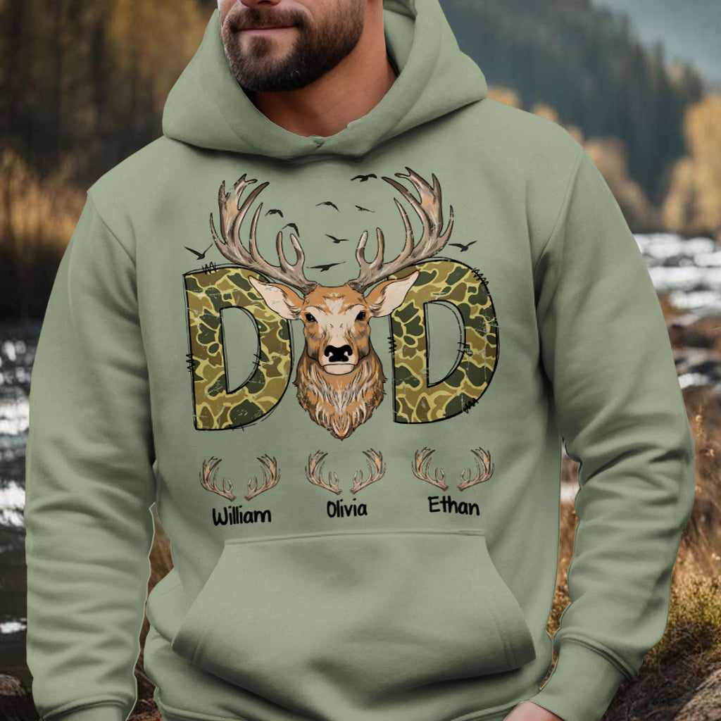 Best Dad Ever - Personalized Hunting All Over Shirt
