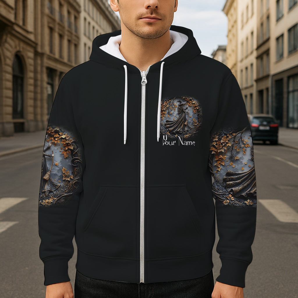 Schwarze Hexe – Personalisiertes Hexen-Shirt