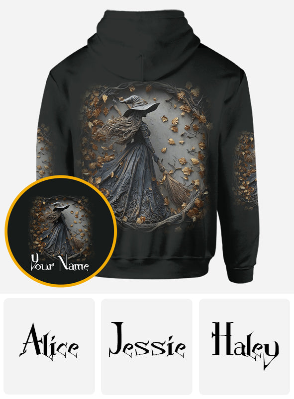Black Witch - Personalized Witch All Over Shirt