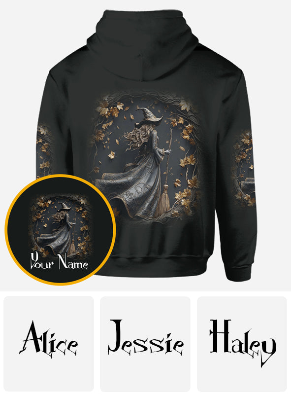 Schwarze Hexe – Personalisiertes Hexen-Shirt