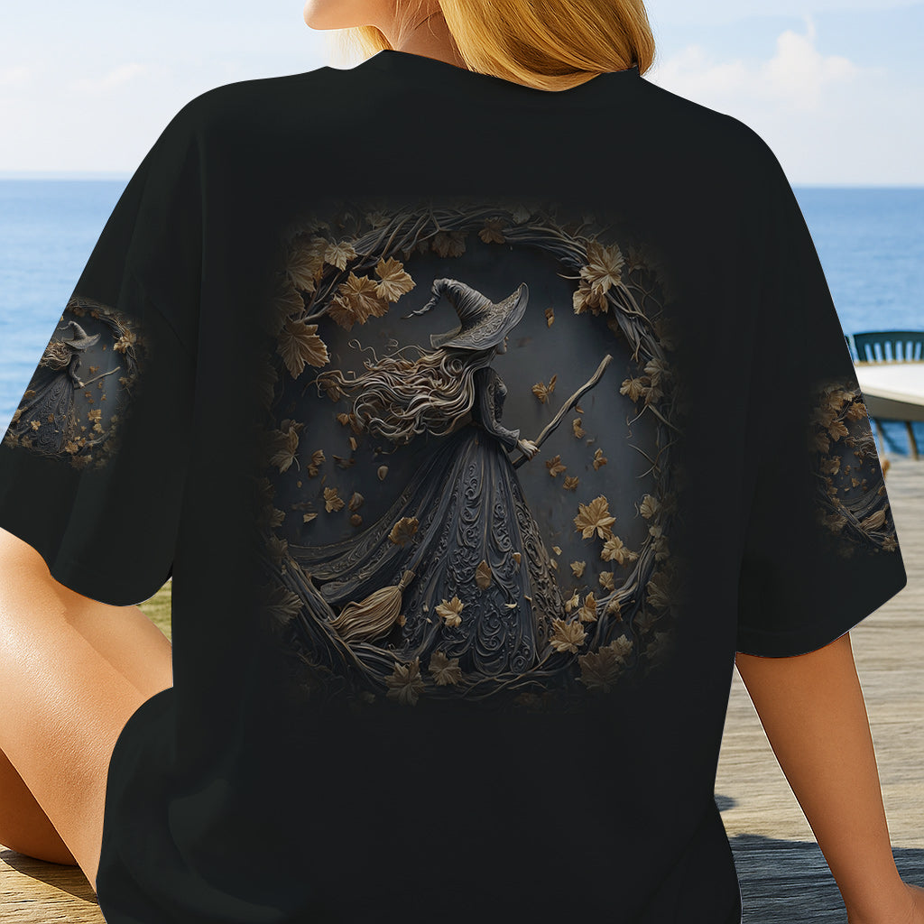 Schwarze Hexe – Personalisiertes Hexen-Shirt